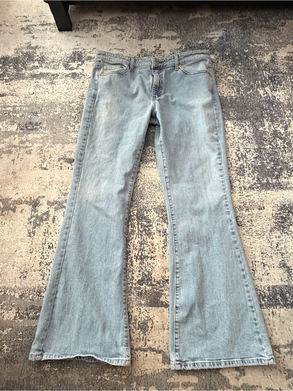 Levi's Light Blue Flared Jeans